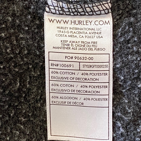 Hurley Gray Blazer Style Jacket - Picture 9 of 10